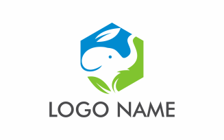 Green Elephant Logo Template