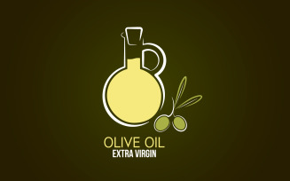 Olive Oil Design Background. Logo Template