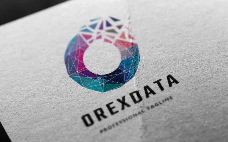 Orex Data Letter O Logo Template