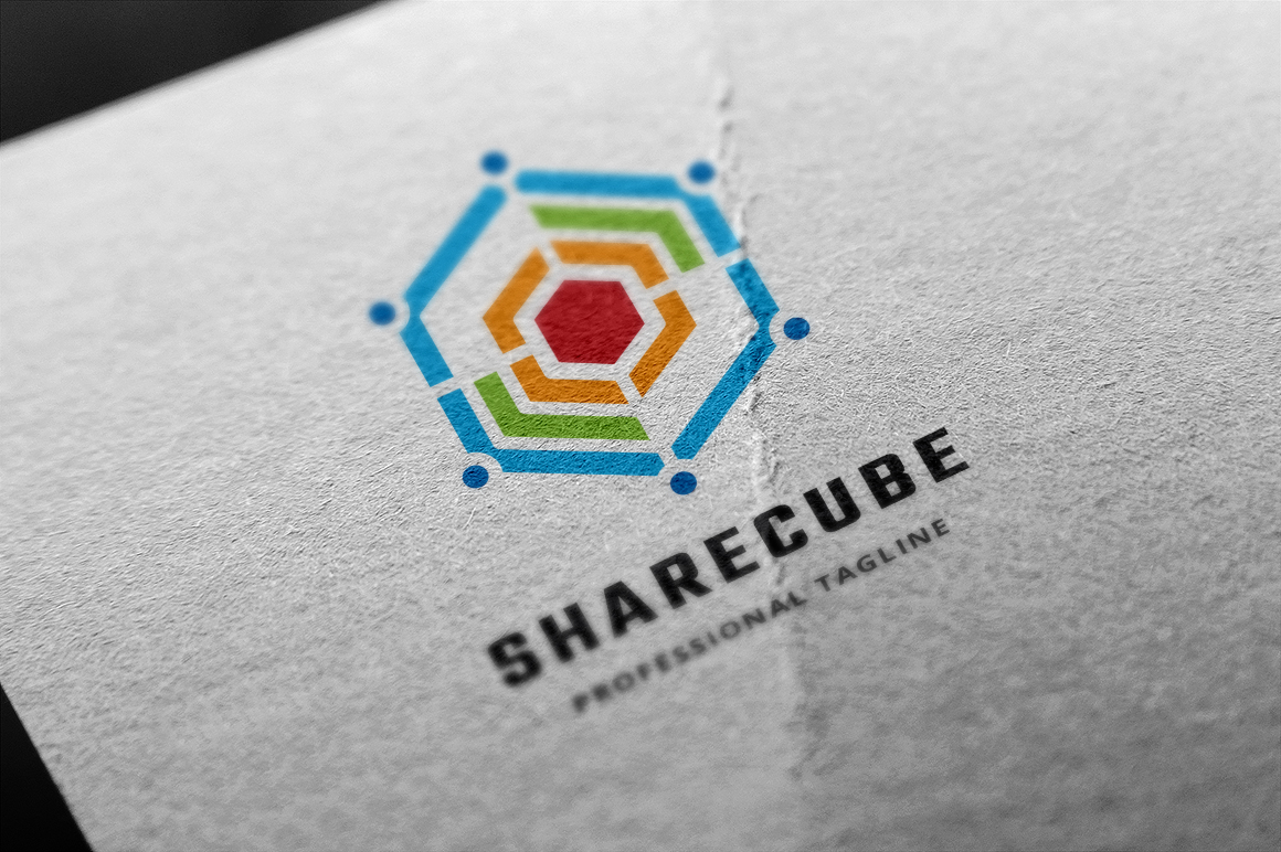 Share Cube Template de Logotipo №155996
