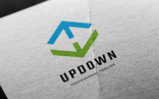 Up Down Logo Template