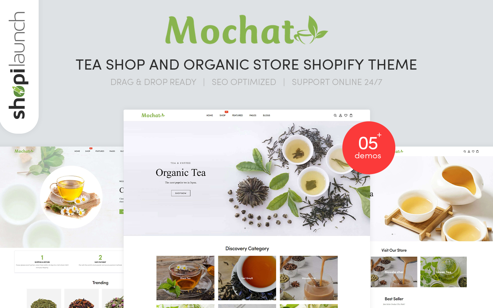 Mochato - Tea Shop And Organic Store Responsive Shopify Theme