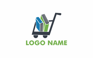 Book Shopping Logo Template