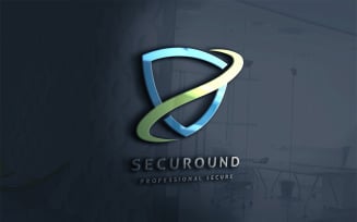 Secure Around Logo Template