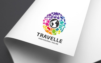 Travel World Logo Template