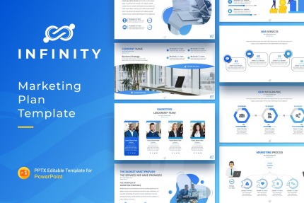 Template #156109 Infinity Marketing Webdesign Template - Logo template Preview