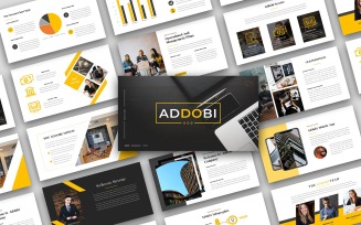 Addobi – Creative Business Presentation PowerPoint template