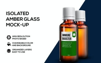Amber Glass product mockup