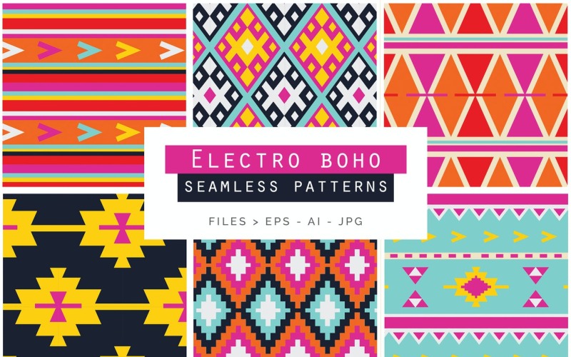 Boho Seamless Vector Pattern