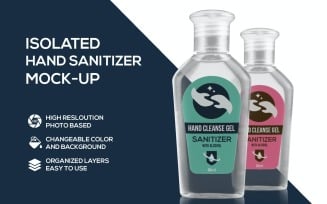 Hand Sanitizer product mockup