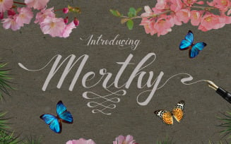 Merthy - Handwritten Script