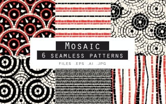 Mosaic Seamless Vector Pattern