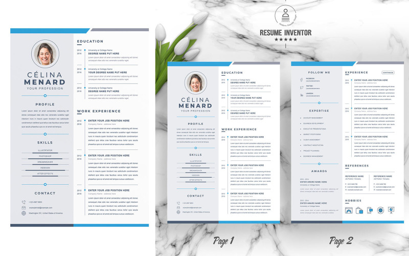Celine CV Resume Template