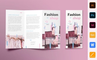Fashion House Brochure Trifold - Corporate Identity Template