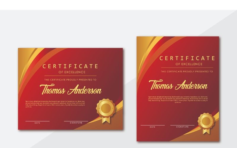 Thomas Anderson Certificate Template