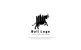 Bull Market Logo Template