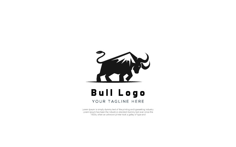 Bull Mountain Design Logo Template