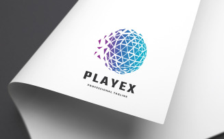 Playex Logo Template