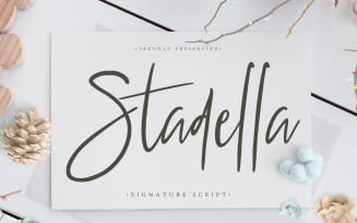 Stadella Signature Cursive Font