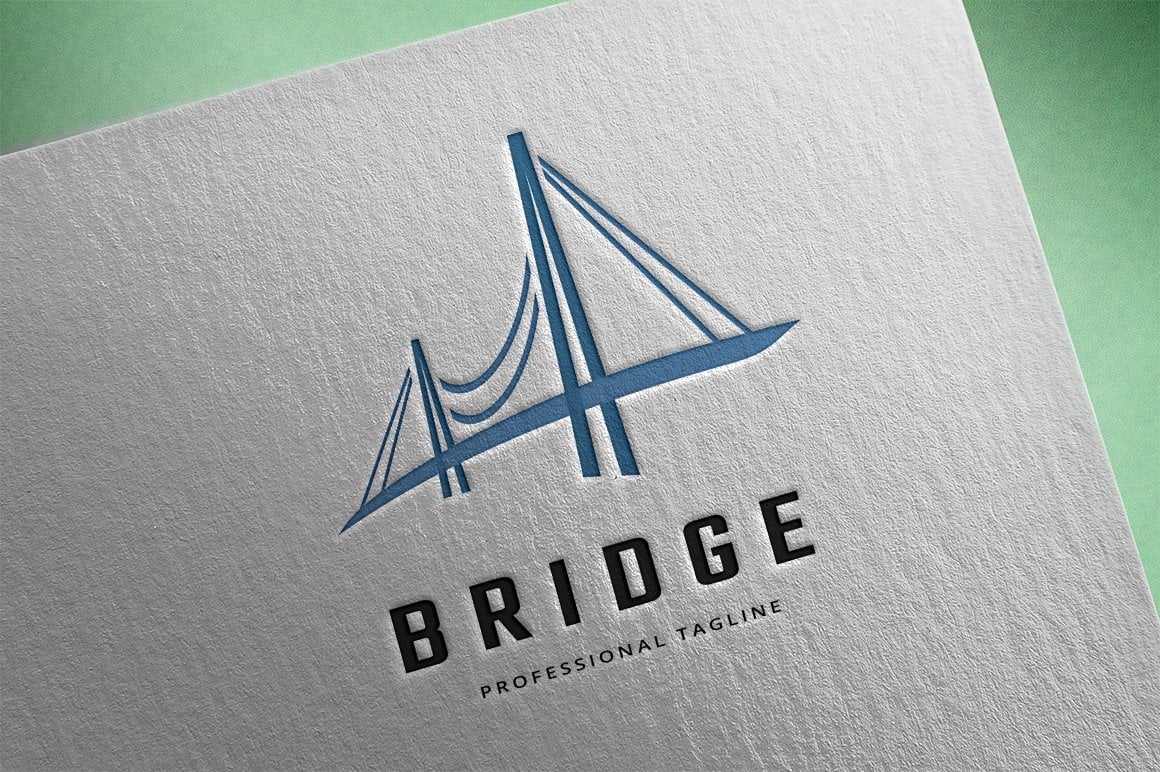 Template #156582 Blue Bridge Webdesign Template - Logo template Preview