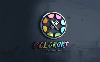 Color Art Logo Template