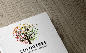 Color Tree Logo Template