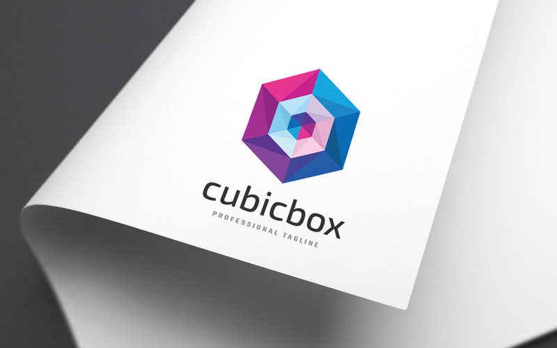 Cubic Box Technologies Logo Template