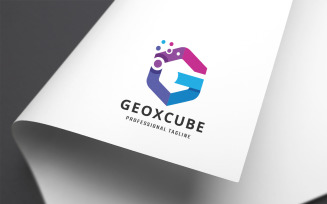 Geo Cube Letter G Logo Template