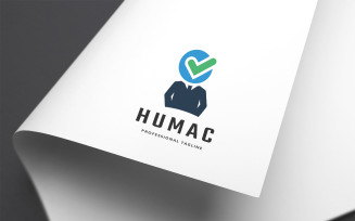 Human Check Logo Template