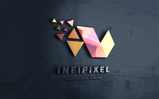 Infinity Pixel Logo Template