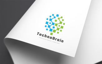 Techno Brain Logo Template