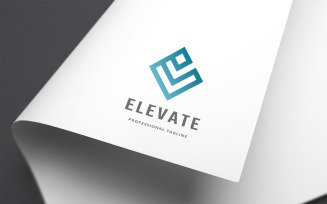 Elevate - Letter E Logo Template
