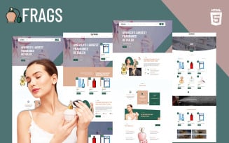 Fragz | Perfume and Cosmetics Store Website Template