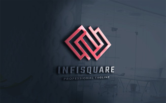 Infinity Square Logo Template