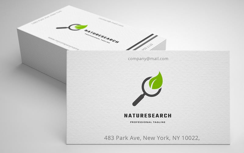 Nature Search Logo Template