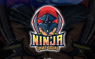 Ninja Game Squad Logo Template