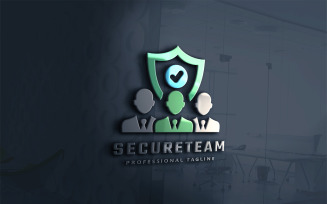 Secure Team Logo Template