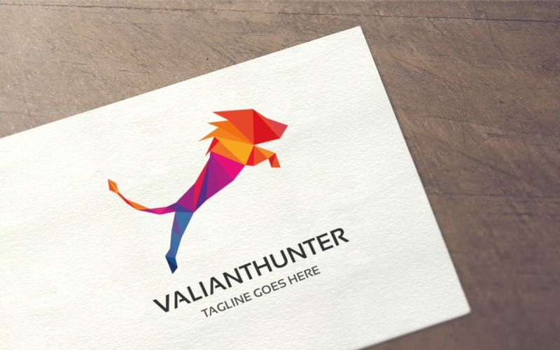 Valiant Hunter Logo Template