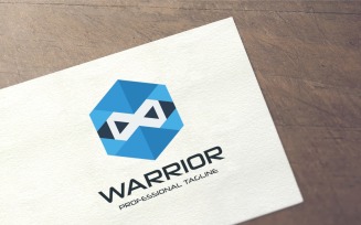 Warrior Cube Logo Template
