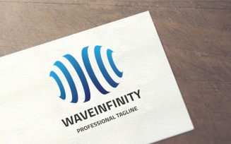 Wave Infinity Logo Template