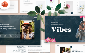 Vibes Photography PowerPoint template
