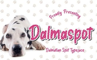 Dalmaspot Dalmatian Spot Typeface Font