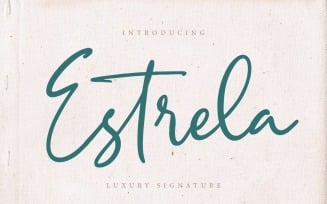 Estrela Luxury Signature Font