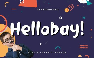 Hellobay Fun Children Typeface Font