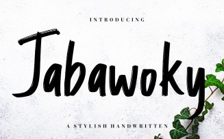 Jabawoky Stylish Handwritten Font