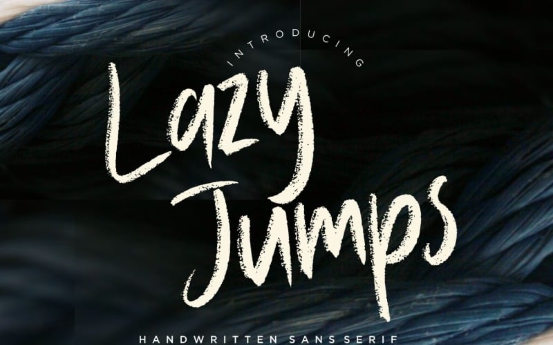 Lazy Jumps Sans Serif Font