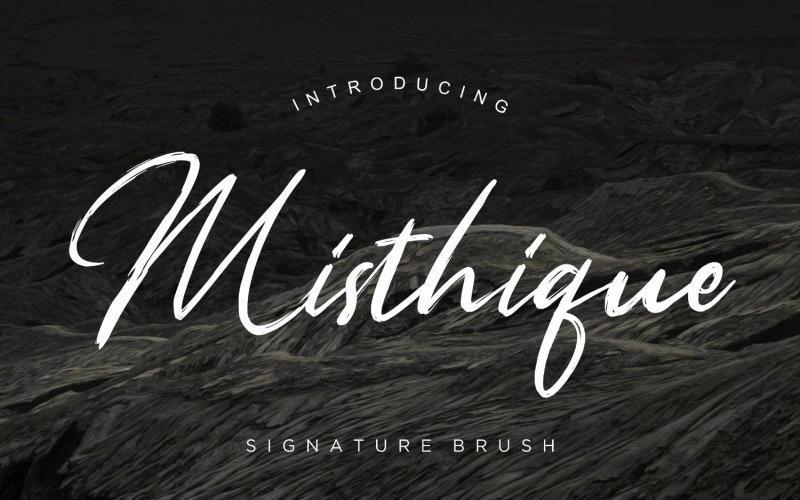 Misthique Signature Brush Font