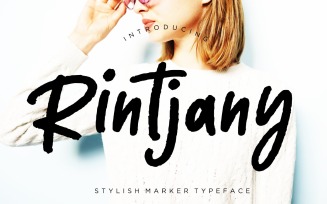 Rintjany Stylish Marker Typeface Font