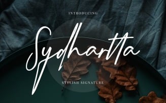 Sydhartta Stylish Signature Font