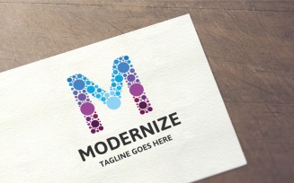 Letter M - Modernize Logo Template